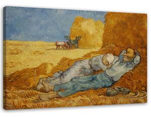 Obraz na plátně Siesta - Vincent van Gogh reprodukce Rozměry: 60 x 40 cm