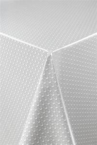 Ubrus PVC 5742350, návin 20 m x 140 cm, pletený vzor stříbrný, IMPOL TRADE