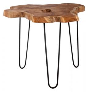 Konferenční stolek masiv recyklovaný teak Tristan 55x55cm