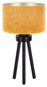 Duolla - Stolní lampa LYON 1xE27/15W/230V žlutá DU602280