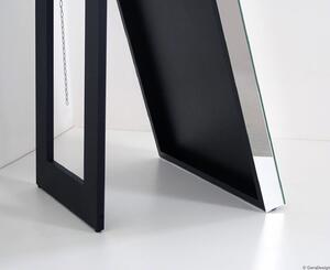 GieraDesign Stojící zrcadlo Silver Block Barva: noha - Černá MDF