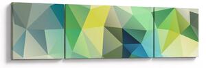 Obraz geometrické abstrakce (170x50 cm)