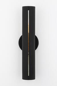 HUDSON VALLEY nástěnné svítidlo BRANDON ocel černá E27 2x40W B7881-TBK-CE