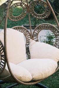 Zahradní houpací židle Olsenka (krémová + béžová). 1082967