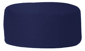 Atelier del Sofa Zahradní taburet Round Pouf - Dark Blue, Tmavá Modrá