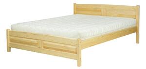 Drewmax Vyvýšená borovicová postel LK104 140 x 200 cm