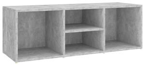 Botníková lavice betonově šedá 105 x 35 x 35 cm dřevotříska