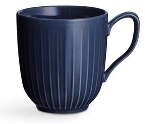 Tmavě modrý porcelánový hrnek Kähler Design Hammershoi, 330 ml