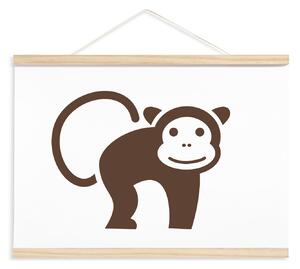 Dětský plakát - opička