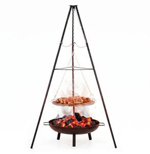 Set přenosné ohniště s roštem SPRINGOS BQ0034