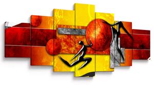 Obraz - Malba lidskosti (210x100 cm)