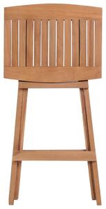 Skládací barové stoličky 4 ks | masivní teak