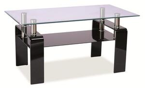 Konferenční stolek STELLA 110x60x55 cm černý