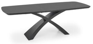 HALMAR Rozkládací jídelní stůl Silvestro 180/220 cm šedý/černý