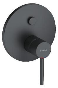Kludi Bozz - Baterie pod omítku pro 2 spotřebiče, matná černá 386593976