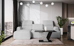 Konferenční stolek DUBAJ Kombinace barev: dubai coffee table černý lesk/kámen