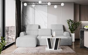 Konferenční stolek MUSS Kombinace barev: MUSS coffee table bianco marble black
