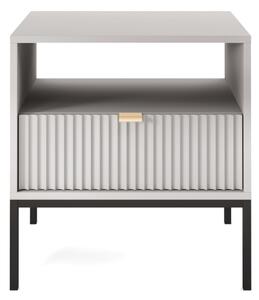 Noční stolek NOVA, 54x56x39, šedá