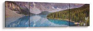 Obraz - Horská kanadská krajina (170x50 cm)
