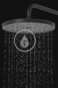 Kielle - Hlavová sprcha 260, 1 proud, sprchové rameno 350 mm, matná černá