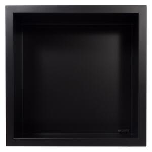 Balneo Wall-Box One Black zápustná polička 30 cm OB-BL2