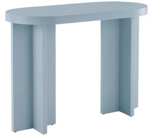 Jotex Světle modrý lakovaný psací stůl CRUZ MINI 100 x 50 cm