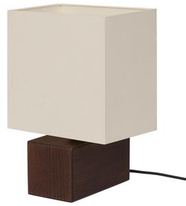 Noo.ma Hnědá dřevěná stolní lampa Zam