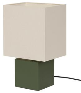 Noo.ma Zelená dřevěná stolní lampa Zam