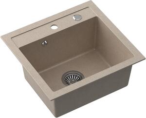 Quadron Johnny dřez graniteq 50x47 cm béžová HCQJ5047BEZK