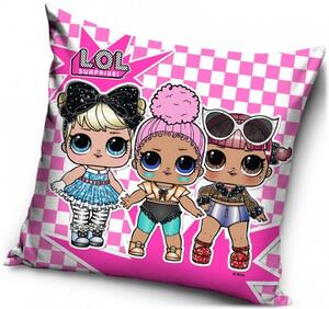 Polštář L.O.L. Surprise - motiv Stars - 40 x 40 cm