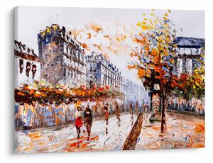 Obraz - Život ve městě (70x50 cm)