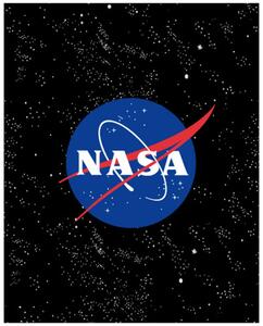 Fleecová deka NASA - motiv Černý vesmír - Nano Coral 220 gr./m2 - 120 x 150 cm