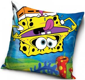 Polštář Spongebob vzhůru nohama - 40 x 40 cm