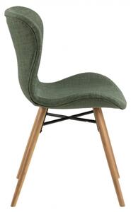 BATILDA WOOD židle zelená