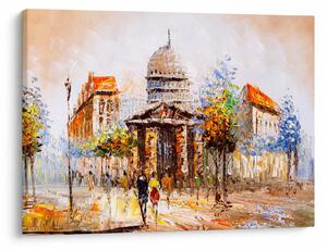 Obraz - Malovaná městká památka (70x50 cm)