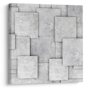 Obraz - Abstrakce betonových kachliček (30x30 cm)