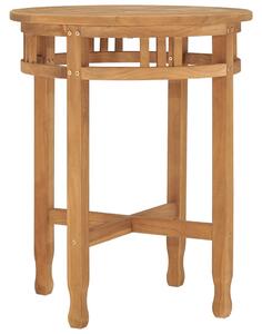 Bistro stolek Ø 60 x 60 cm masivní teakové dřevo