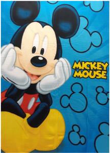 Dětská fleecová deka Mickey Mouse - Disney - polar fleece s gramáží 170 gr./m2 - 100 x 140 cm