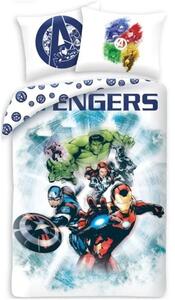 Oboustranné bavlněné ložní povlečení Avengers - 100% bavlna - 70 x 90 cm + 140 x 200 cm