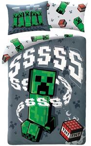 Bavlněné ložní povlečení Minecraft - Creeper