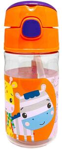 Plastová láhev na pití Fisher-Price se žirafou a zebrou - 350 ml