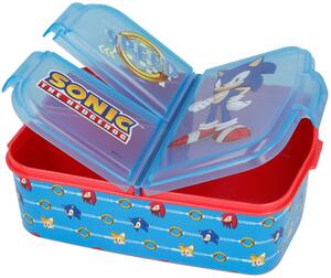 Multibox na svačinu Ježek Sonic se 3 přihrádkami