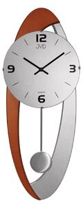 Dřevěné skleněné designové kyvadlové nástěnné hodiny JVD N15021/41 (POŠTOVNÉ ZDARMA!!)