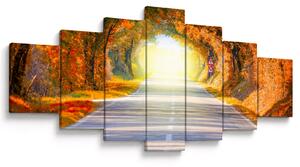 Obraz - Brána z korun stromů (210x100 cm)