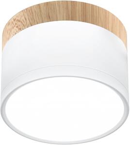 Candellux Tuba stropní světlo 1x9 W bílá-dřevo 2273648