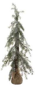 Umělý vánoční stromek na pařezu v jutové kapse 100cm