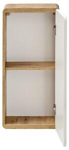CMD COMAD - Koupelnová skříňka horní Aruba White - bílá - 35x75x22 cm