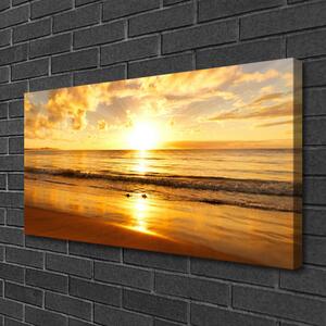 Obraz na plátně Moře Slunce Krajina 140x70 cm