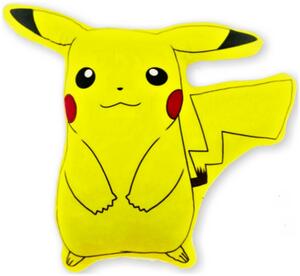 Tvarovaný polštářek Pokémon Pikachu - 28 x 30 cm