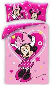 Bavlněné ložní povlečení Minnie Mouse - Disney - 100% bavlna - 70 x 90 cm + 140 x 200 cm